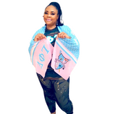 Gamma Phi Delta Scarf - Blue or Pink